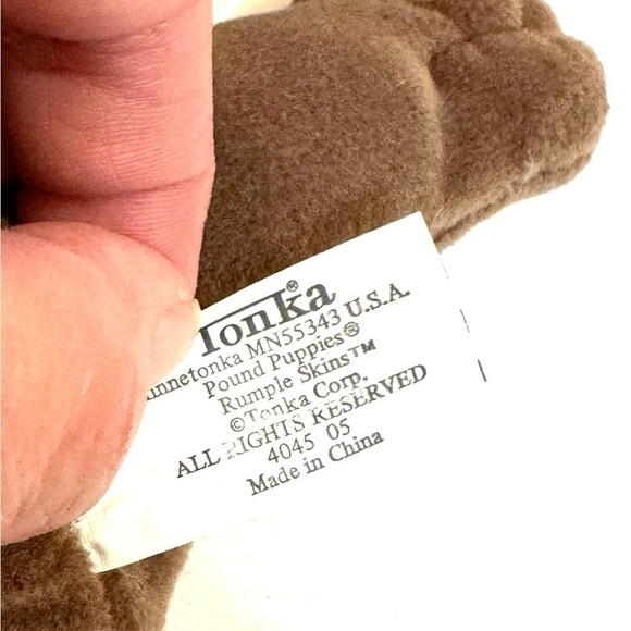 VTG TONKA – POUND PUPPIES 1987 Newborn Rumple Skins – 8 inches - Picture 4 of 5